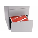 thumbnail of BISLEY Note Rollcontainer mit 2 Schüben aus Metall abschließbar in lichtgrau - Bürocontainer mit Universalschublade & Hängeregistratur, Container mit