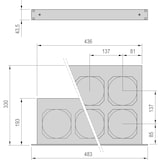 thumbnail of SCHROFF 19" Umlüfter, 6 Ventilatoren, 1 HE