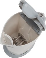 thumbnail of Mesko MS1236R Hervidor Agua Eléctrico, 0,6 L, sin BPA, Resistencia Acero Inox., Inalámbrico, Apagado Automático, Blanco/Gris, 750W