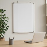 thumbnail of BRASQ Whiteboard 60×45 cm magnetisch – met accessoires set (markers, wisser, magneten) - Schoolbord – Wit