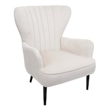 thumbnail of Lounge-Sessel HWC-K37, Cocktailsessel Polstersessel Sessel, Samt (280g/m²) ~ creme-beige