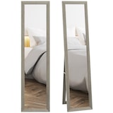 thumbnail of HOMCOM espejo de cuerpo entero 37x157 cm espejo de pie espejo de pared forma rectangular con marco de madera decorativo para salón dormitorio pasillo