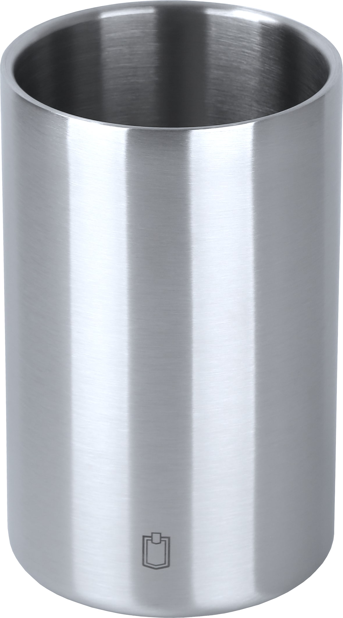 METRO Professional Wijnkoeler, roestvrij staal, Ø 11,8 cm, hoogte: 18,7 cm, dubbelwandig, vaatwasmachinebestendig, zilver