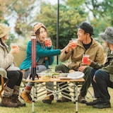 thumbnail of Relaxdays Biersäule mit Zapfhahn, 2,5 l, Getränkespender mit Kühlung, Biertower Garten, Zapfsäule, transparent/schwarz