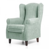 thumbnail of Sillón Irene SUEÑOSZZZ Sillón Orejero Tapizado En Tela Verde Agua