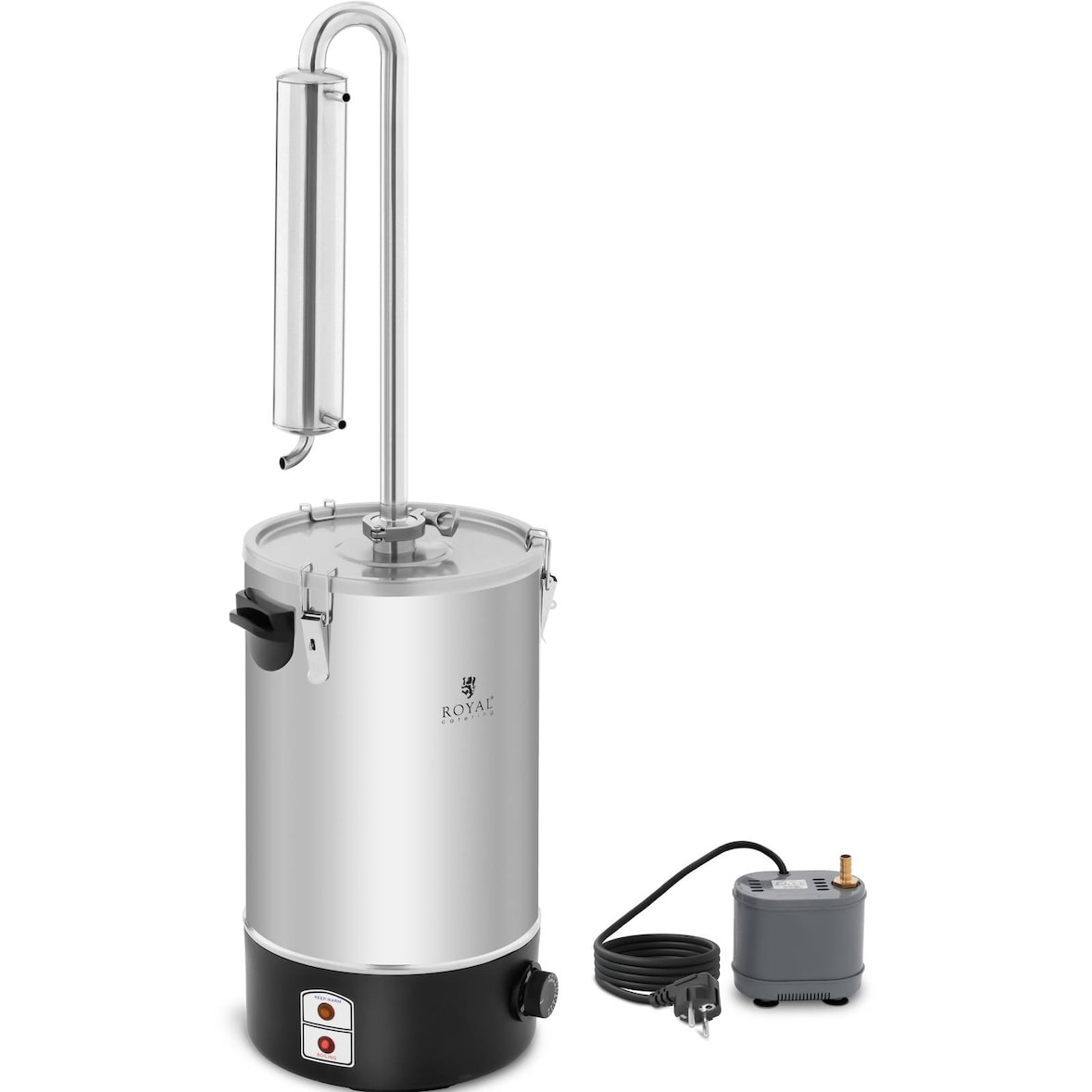 Royal Catering Destilliergerät - Wasser - 20 L - Edelstahl