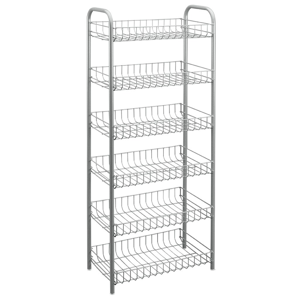 Allzweckregal Badregal Beistellregal Küchenregal Vorratsregal Standregal Regal 6 Etagen