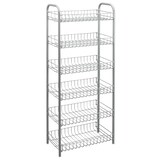 thumbnail of Allzweckregal Badregal Beistellregal Küchenregal Vorratsregal Standregal Regal 6 Etagen