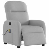 thumbnail of vidaXL Massagesessel Elektrisch Wolkengrau Stoff