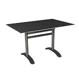 thumbnail of acamp Acaplan HPL Tisch 120x80 cm anthrazit/cemento anthrazit