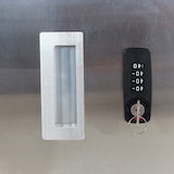 thumbnail of 2x copribidoni box spazzatura rifiuti HWC-E83 XS 63x135x103cm acciaio inox