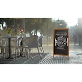 thumbnail of ALLboards Chevalet stop-trottoir pliable étanche avec une surface à craie – 78×44 cm – support publicitaire