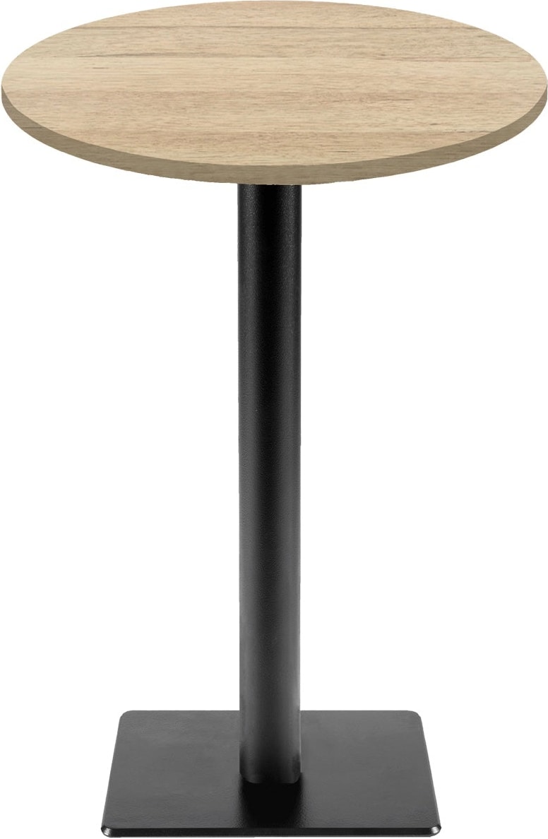 RestooTab - Stehtisch Milan T Ø60cm Dekor Eiche pyla