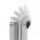 thumbnail of Brabantia RVS-afvalemmer Roestvrij-staal 180 mm 235 mm 270 mm zilver