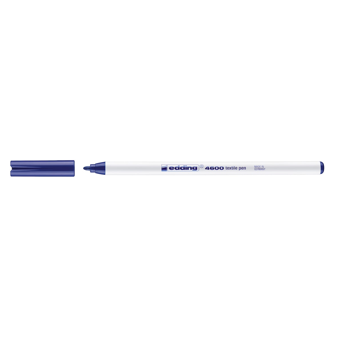 Edding 4600-003 Textilmarker- Rundspitze 1 mm blau