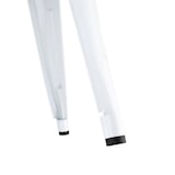 thumbnail of Bolero Bistro-Hocker mit Sitzpolster aus Holz, Weiß (4 Stück)