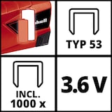thumbnail of Einhell Akku-Tacker TC-CT 3,6 Li inkl. Metallbox