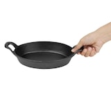 thumbnail of Olympia Gusseisen Ovale Schale mit Ohren 220x150mm