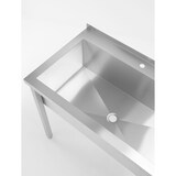 thumbnail of Hendi Spültisch mit Aufkantung Budget Line 800x600x850mm