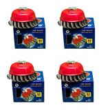 thumbnail of 6x Topfbürste 85mm gezopft Winkelschleifer