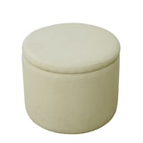 thumbnail of SVITA AMBER Opbergbox met deksel, poef met opbergruimte, beige