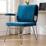 thumbnail of Bürostuhl 77×70×89 mit integrierter Katzenhöhle Katzenbett Ergonomisch Kratzfest Holzrahmen Stoff Komfort Homeoffice Tiermöbel Blau