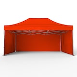thumbnail of Tente pliante Barnum Aluminium 300x450cm - Orange + 3 murs offerts