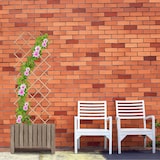 thumbnail of Relaxdays Rankgitter ausziehbar, 3er Set, Rankhilfe Kletterpflanzen, 180x90 cm, Garten, Balkon, Terrasse, Holz, natur