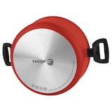 thumbnail of FAGOR Maxima Panela a Vapor Cuscuzeira Indução 20 cm Alumínio Forjado, Vaporizador em Inox, Tampa em Vidro, Vermelho