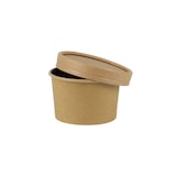 thumbnail of greenbox - Tampa de cartão Ø 75 mm, marrom, redonda (p. Copo de papel para sorvete de 75 ml), 1000 Un.