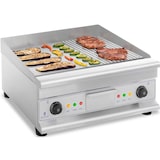 thumbnail of Royal Catering Plancha eléctrica fry-top doble - 60 cm - liso y ondulado - 6.400 watt