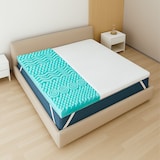 thumbnail of Topper una piazza e mezza 120 X 190 Memory Foam 9 Zone | Altezza 5 cm | Anallergico