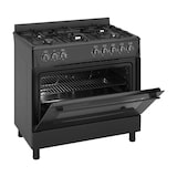 thumbnail of Wiggo WO-E903B(BB) Vrijstaande Gasfornuis - 90 cm - Zwart