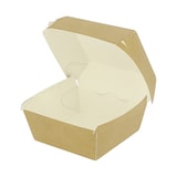 thumbnail of MONOUSO - Bakjes Hamburger Kraft Kartonnen Dubbele Sluiting 11x11x7,5cm (450 Stuks)