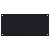 thumbnail of vidaXL Küchenrückwand Schwarz 90x40 cm Hartglas