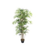 thumbnail of Bonerva | Bambú Nature UV 150 cm Altura | Planta artificial con Tronco natural y protección UV para exterior | Ideal para Negocios y hogares