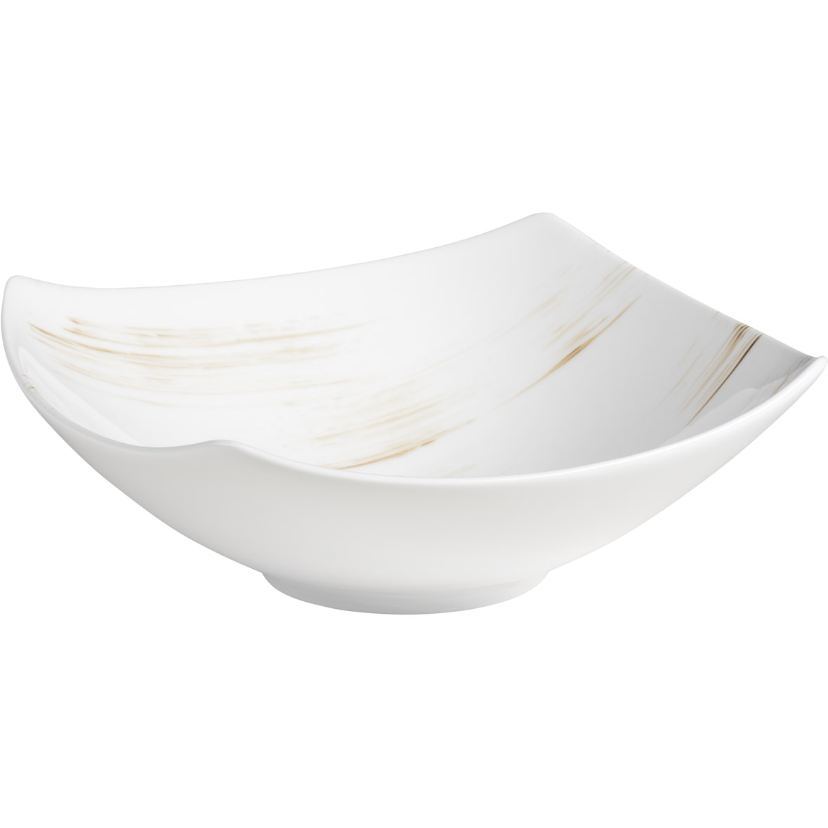 MÄSER Schüssel eckig 21 cm, Serie DERBY, Weiß, 4er Set, 593150