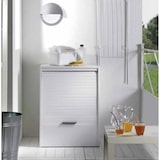thumbnail of Mobile armadio coprilavatrice a serrandina in plastica resina L67xP59xH91cm Garofalo