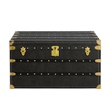 thumbnail of Angel Cerdá Baule in pelle nera 5159C 93 x 54 x 50