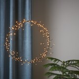 thumbnail of LED Kranz Draht Türkranz Wandkranz Leuchtkranz 200LED D: 35cm Innen