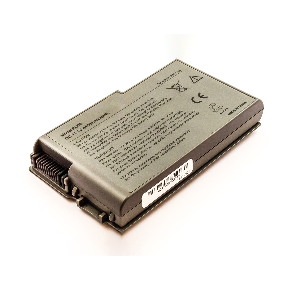 Akku kompatibel mit Dell Latitude D530