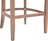 thumbnail of CHEFGASTRO Barhocker CORSICA Stoff, Antik-hell HxBxT 109x55x57cm Stoff Hellgrau Barstuhl