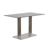 thumbnail of METRO PROFESSIONAL Gastro Tisch, Edelstahl, 120 x 70 x 74 cm, HPL Tischplatte, rechteckig, silber