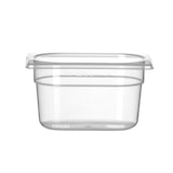 thumbnail of 24x Gastronorm-Behälter 1/9, HENDI, Profi Line, 1,0, GN 1/9, 0,75L, Transparent, 176x108x(H)100mm