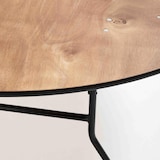 thumbnail of Mesa plegable de madera redonda 8 plazas 150cm - Oviala