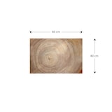 thumbnail of ALLboards Metallische Magnettafel BAUMSTAMM NATUR 60x40cm Memoboard für jede Art von Magneten Magnetpinnwand + 4 Marker, 10 Magnete und Schwamm