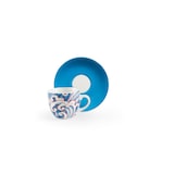 thumbnail of Excelsa set de 6 tasses à café avec soucoupes Kimono porcelaine 7 cl multicolore