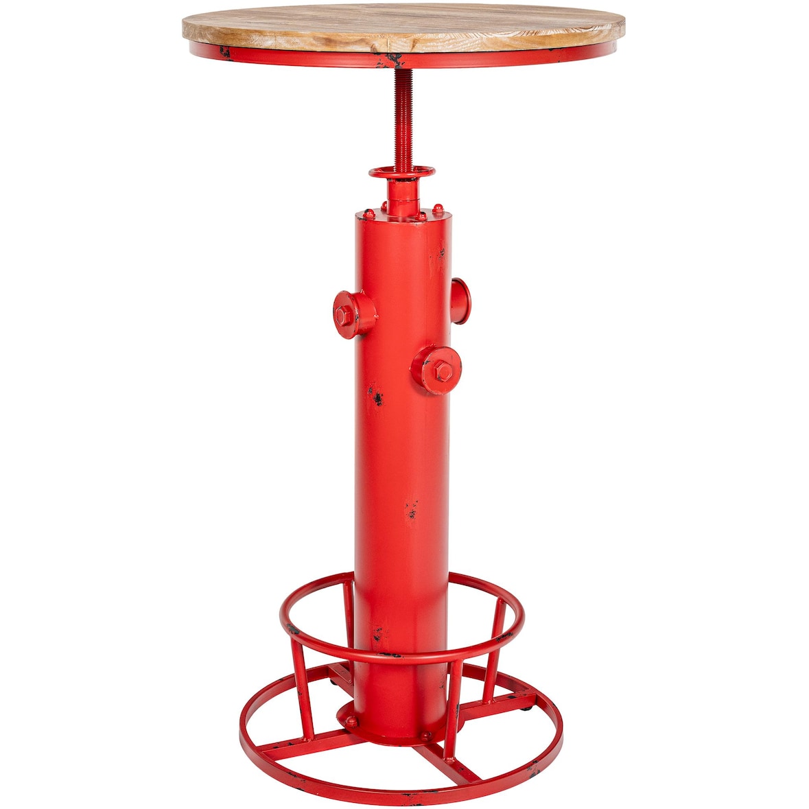 Table haute Ruhr Rouge