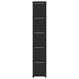 thumbnail of vidaXL Kast met 15 vakken met boxen 103x30x175,5 cm stof zwart