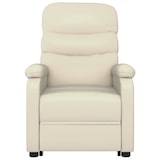 thumbnail of vidaXL Massagesessel mit Aufstehhilfe Cremeweiß Kunstleder